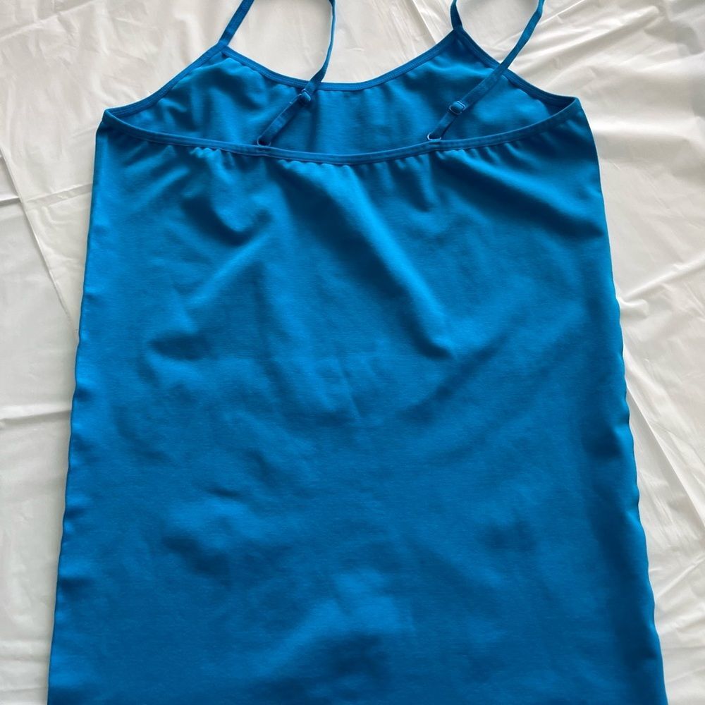 Candy Camisole with Adjustable Straps Blue Size 1X-3X EUC - Picture 5 of 6